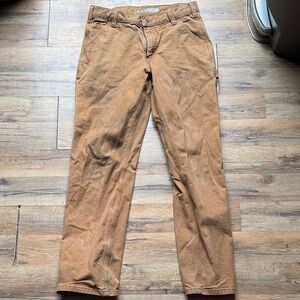 Men's Tan Carhartt carpenter Pants